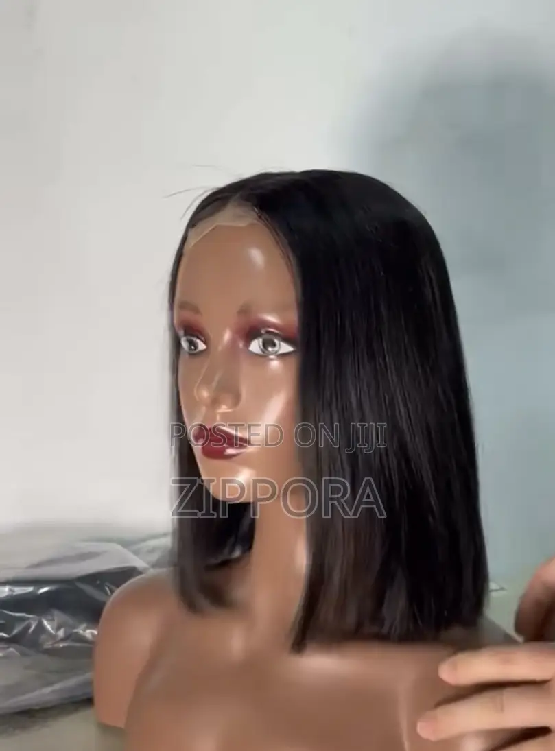 Bob Wig, Human Hair 12 Inches