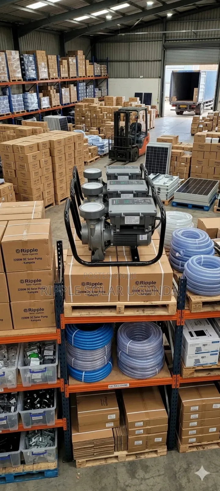 2200w Solar Surface Water Pump 19m Head High Flow Kampala