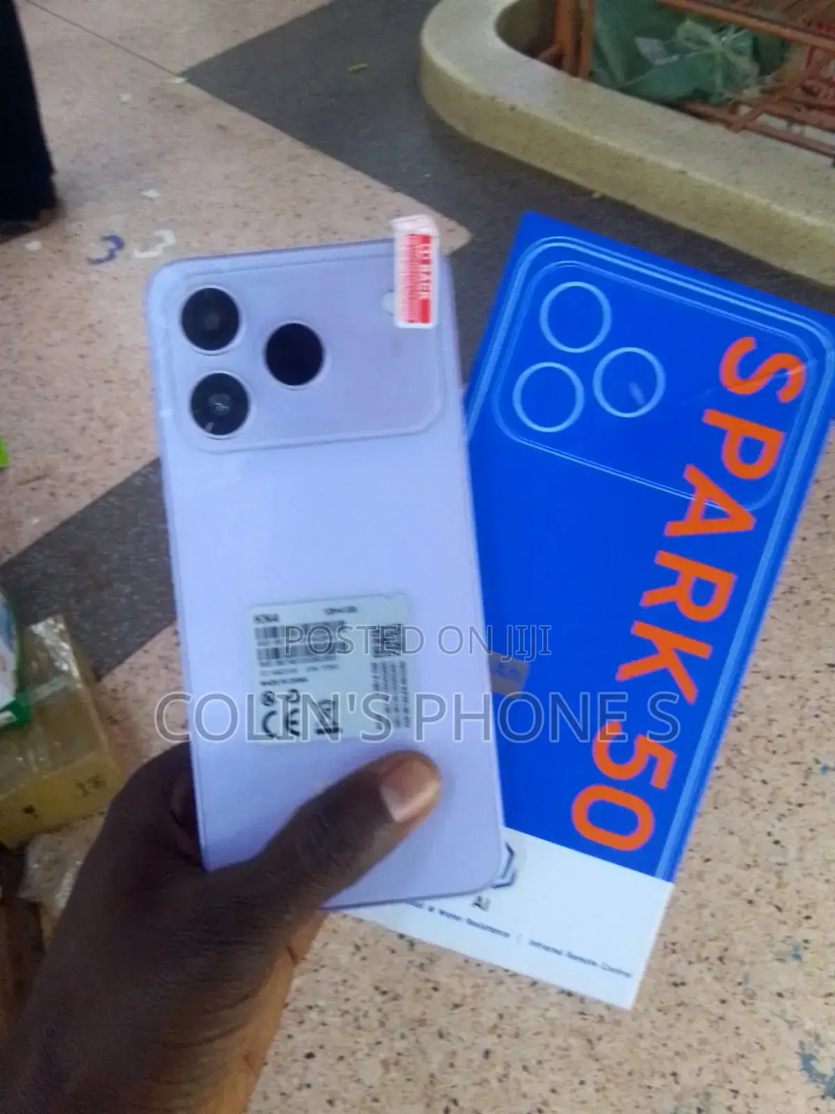 New Tecno Spark 50 128 GB Blue