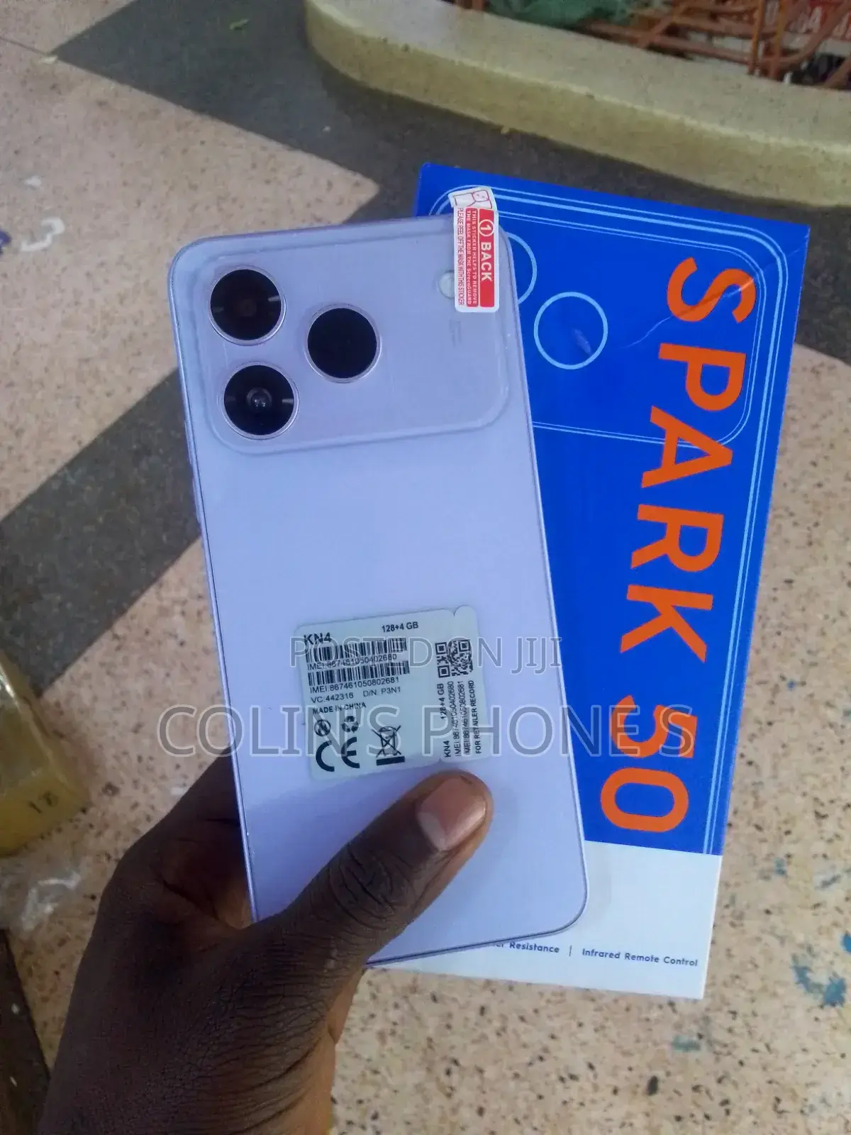 New Tecno Spark 50 128 GB White