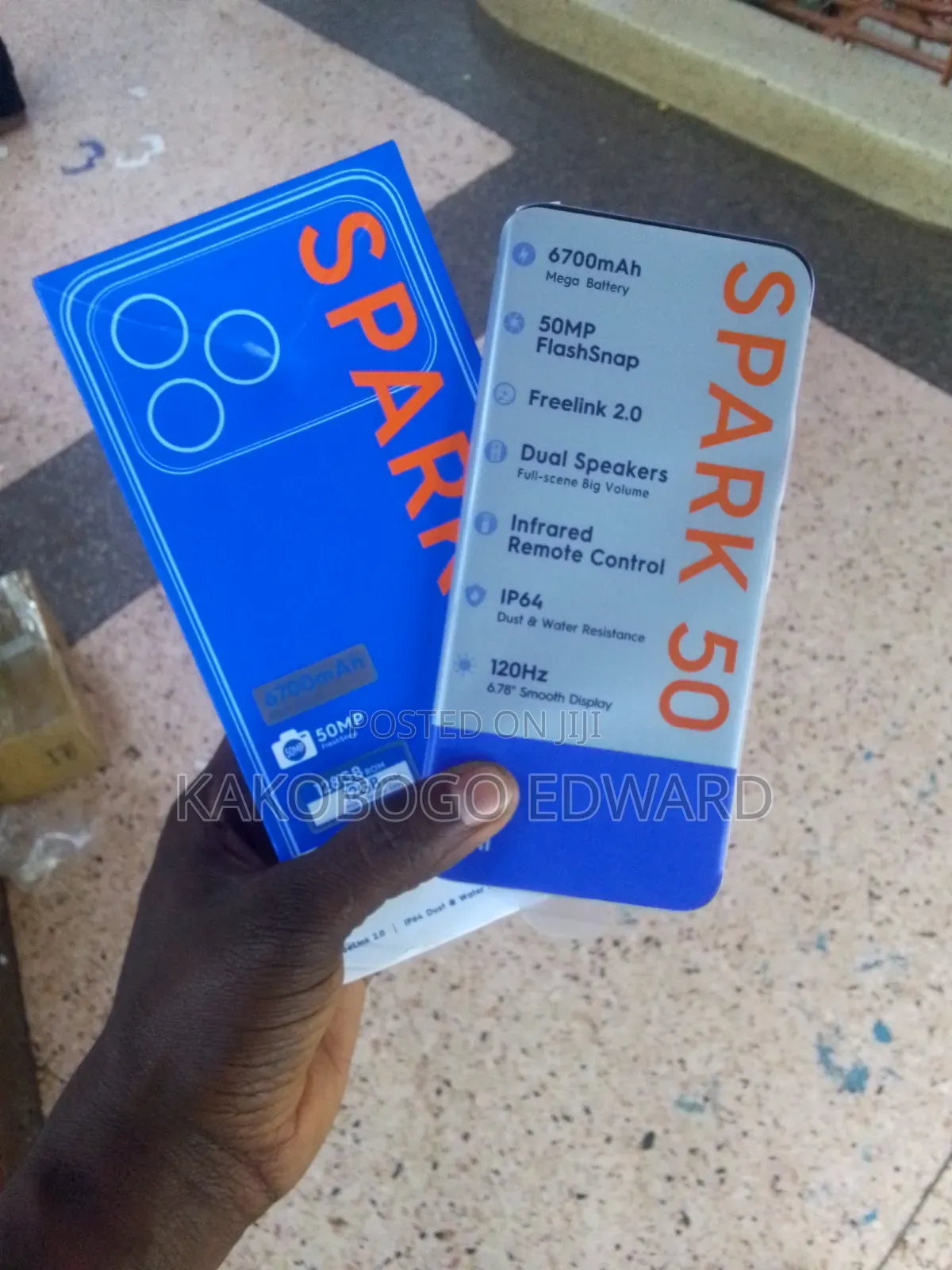 New Tecno Spark 50 128 GB White