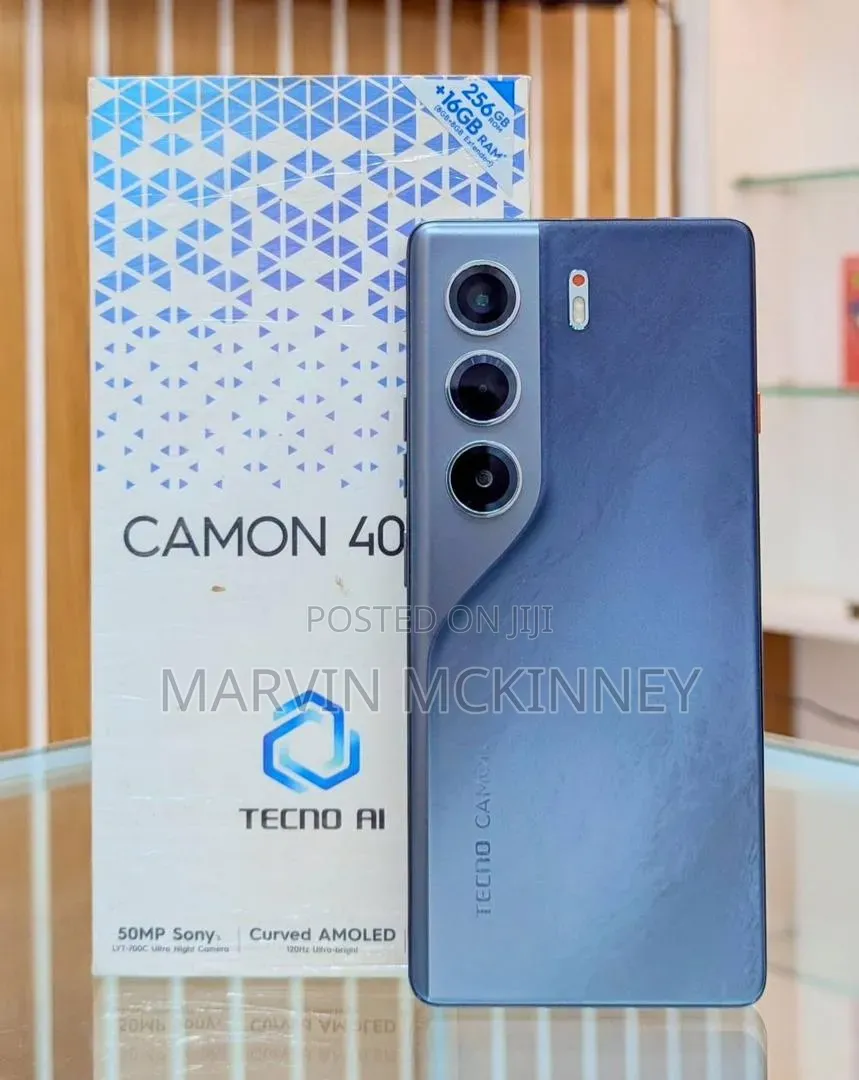 New Tecno Camon 40 256 GB Blue