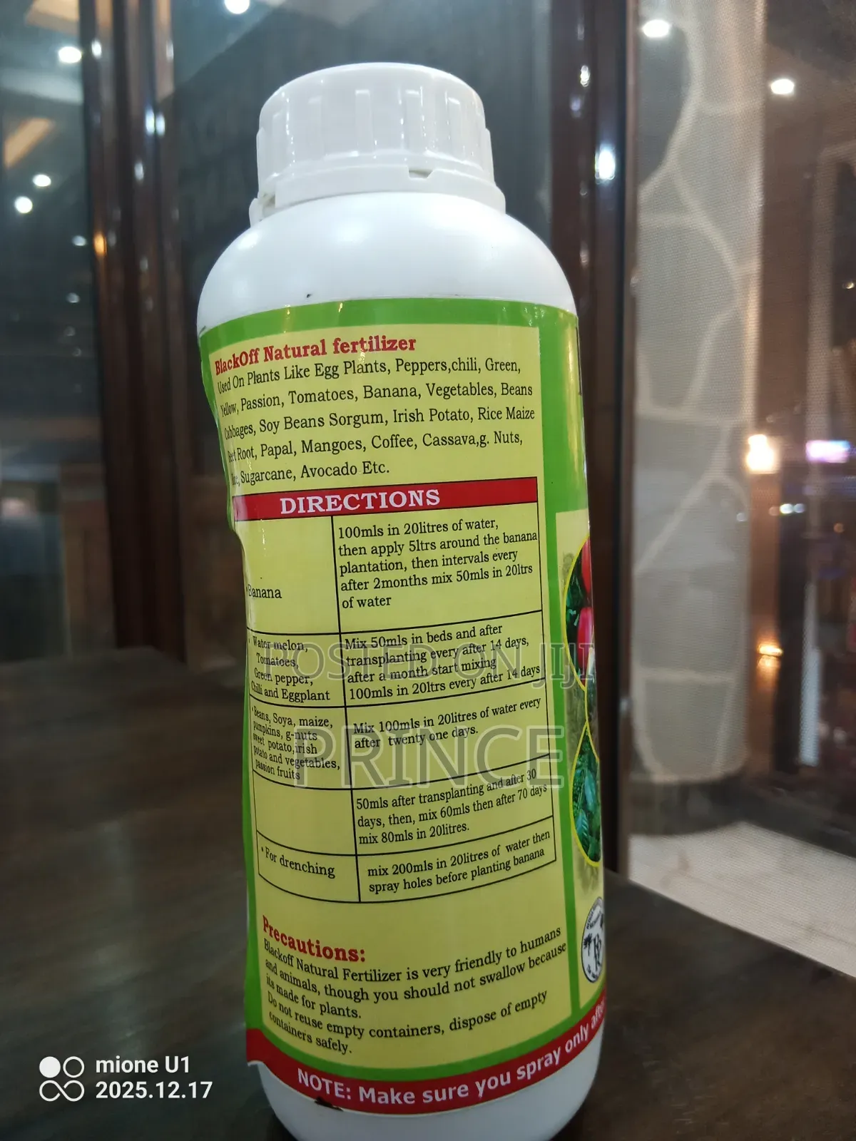 Black-off Organic Fertilizer