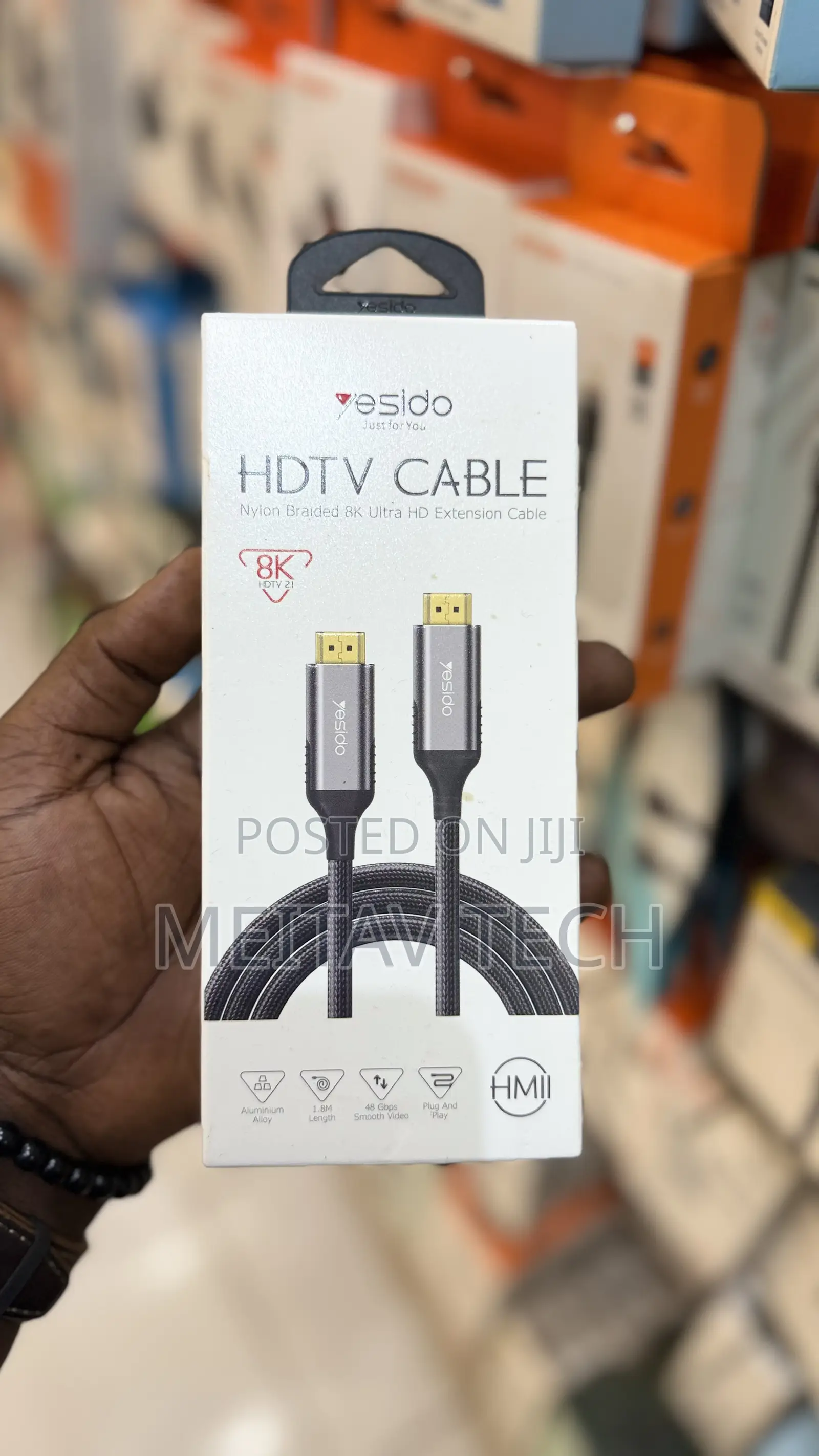 Yesido Hdmi to Hdmi Cable Uhd Extension Cable