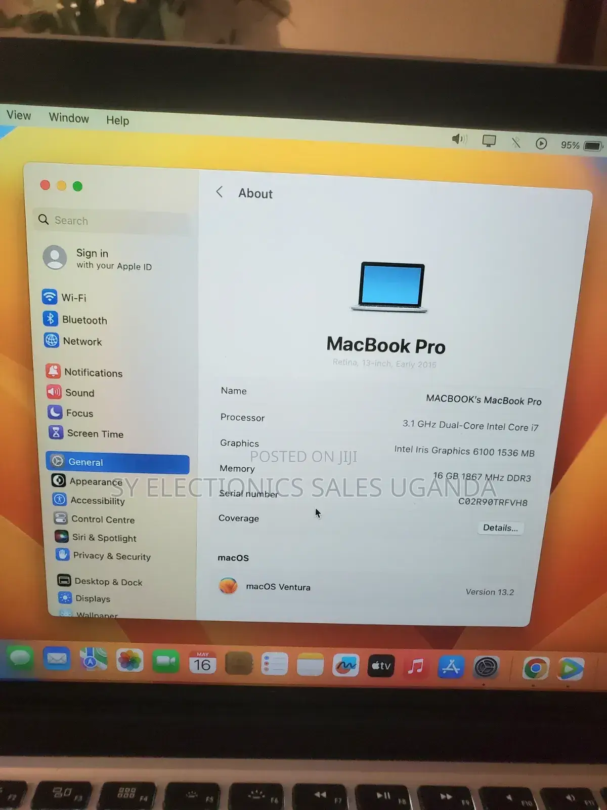Laptop Apple MacBook 2015 16GB Intel Core i7 SSD 256GB