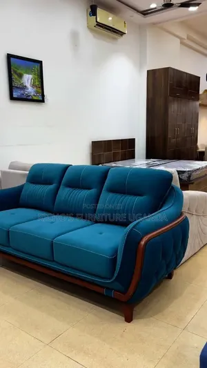Sofa Set Blue in Colour