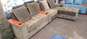Super Quality L Shaped Sofa/Luxury L Shaped Sofa Set/ Cup Holder/Luxur