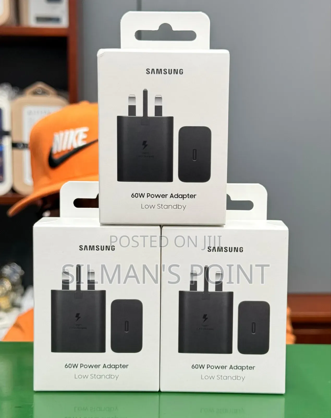 Samsung 60w Adapter 3 Pin Black