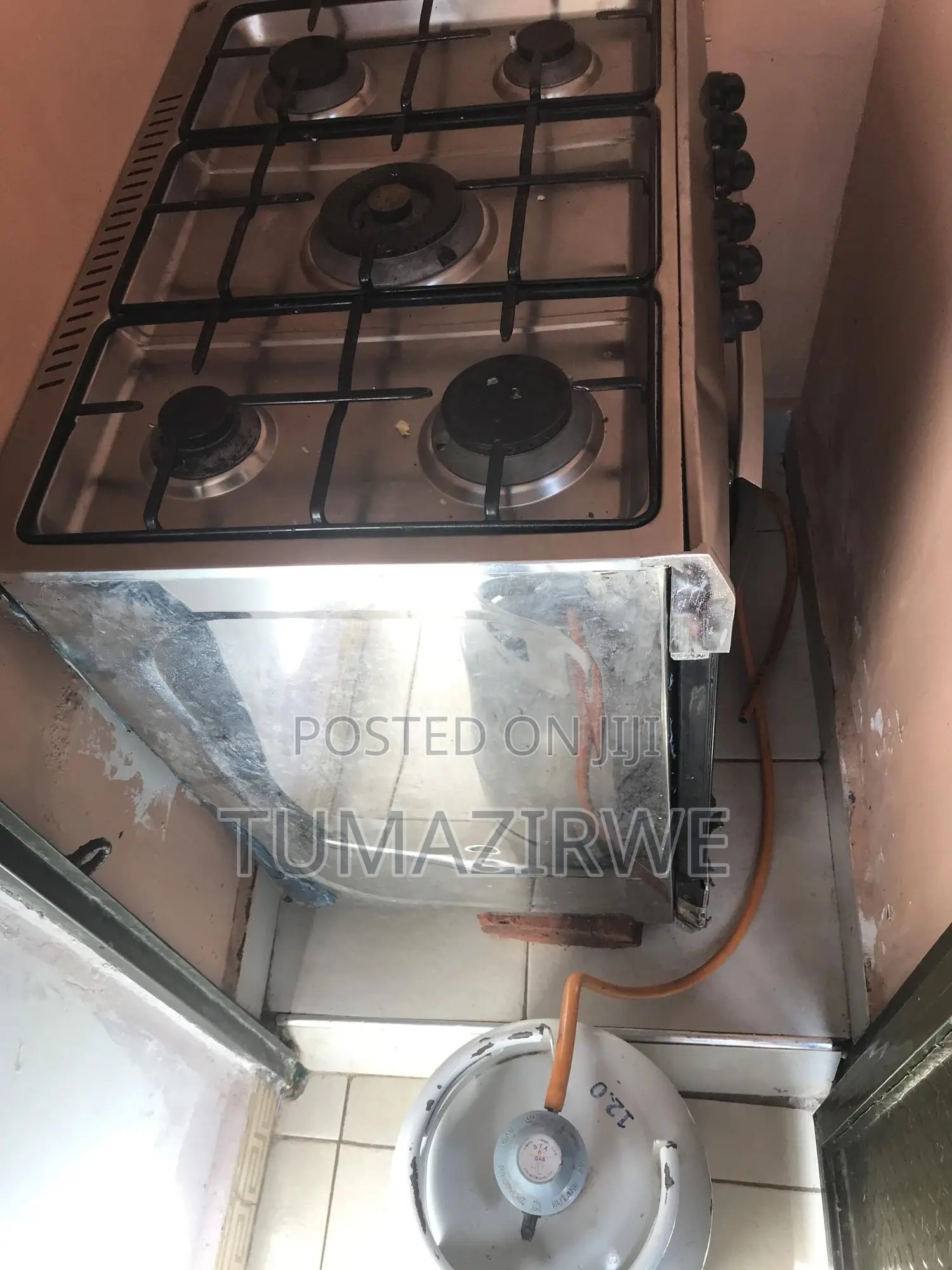 5 Burner Electric And Gas-cooker 90*60