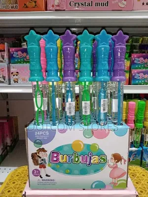 Colorful Mermaid-themed Bubble Wands