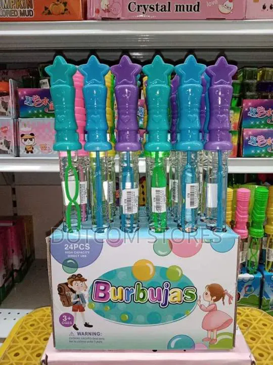 Colorful Mermaid-themed Bubble Wands