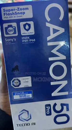 New Tecno Camon 50 Pro 256 GB Green