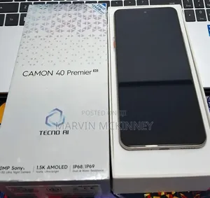 New Tecno Camon 40 Premier 256 GB Black