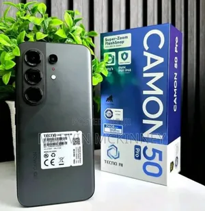 New Tecno Camon 50 Pro 256 GB Black