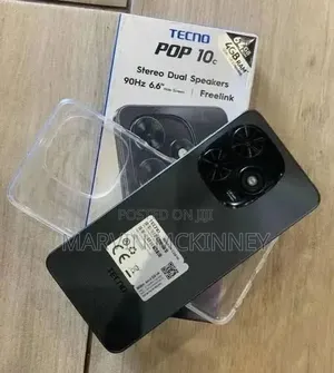 New Tecno Pop 10C 64 GB Black