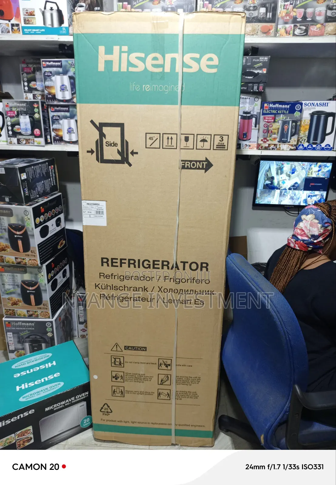Hisense Fridge 341l .