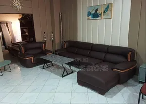 Leather L Shaped Luxury Sofa