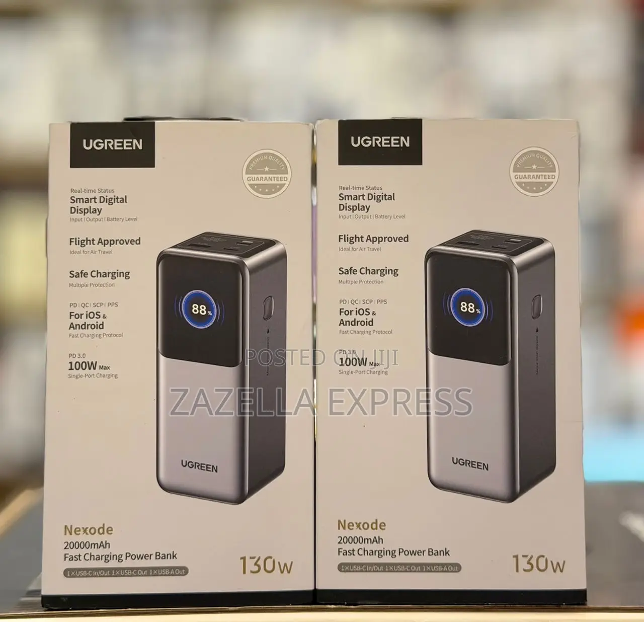 Ugreen Nexode 130w Power Bank 20000mah 130w Portable Charger 72wh Pd