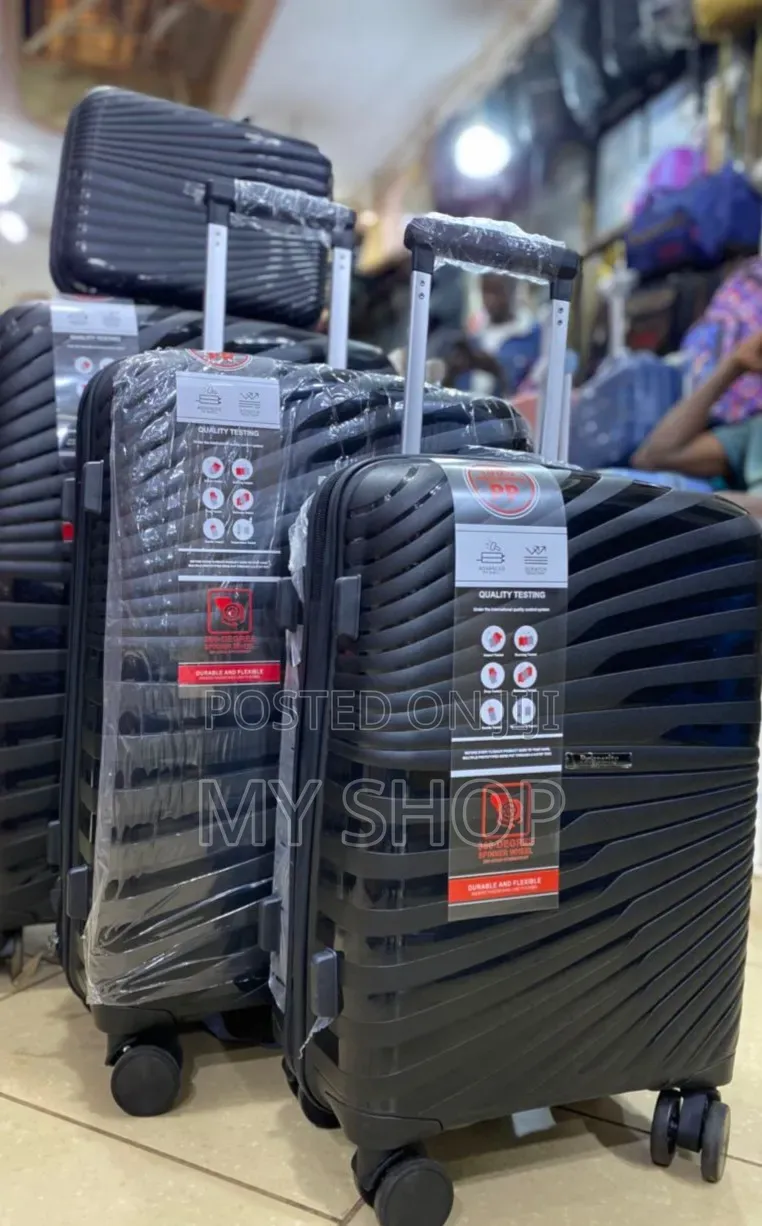 Classic Kwanjula Suitcase Set – 4pcs Travel Bags With Wheels