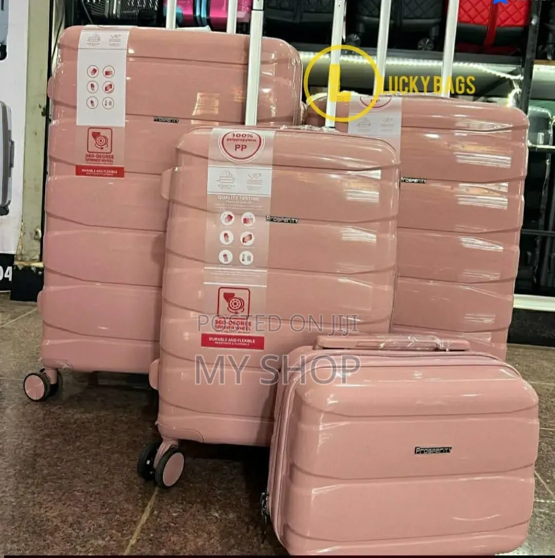 Modern 4pcs Travel Luggage Set – Strong Hard Shell Suitcases