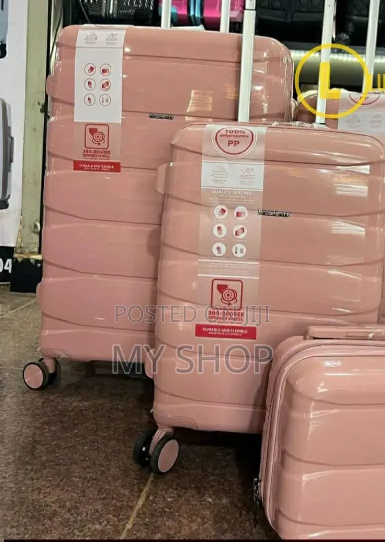 Modern 4pcs Travel Luggage Set – Strong Hard Shell Suitcases