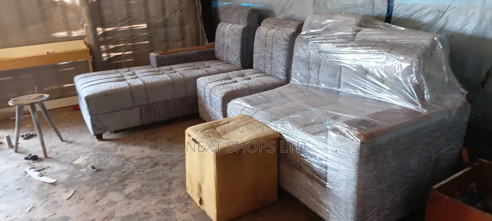 Light Modern L Shape Sofa / L Shape Sofa Set