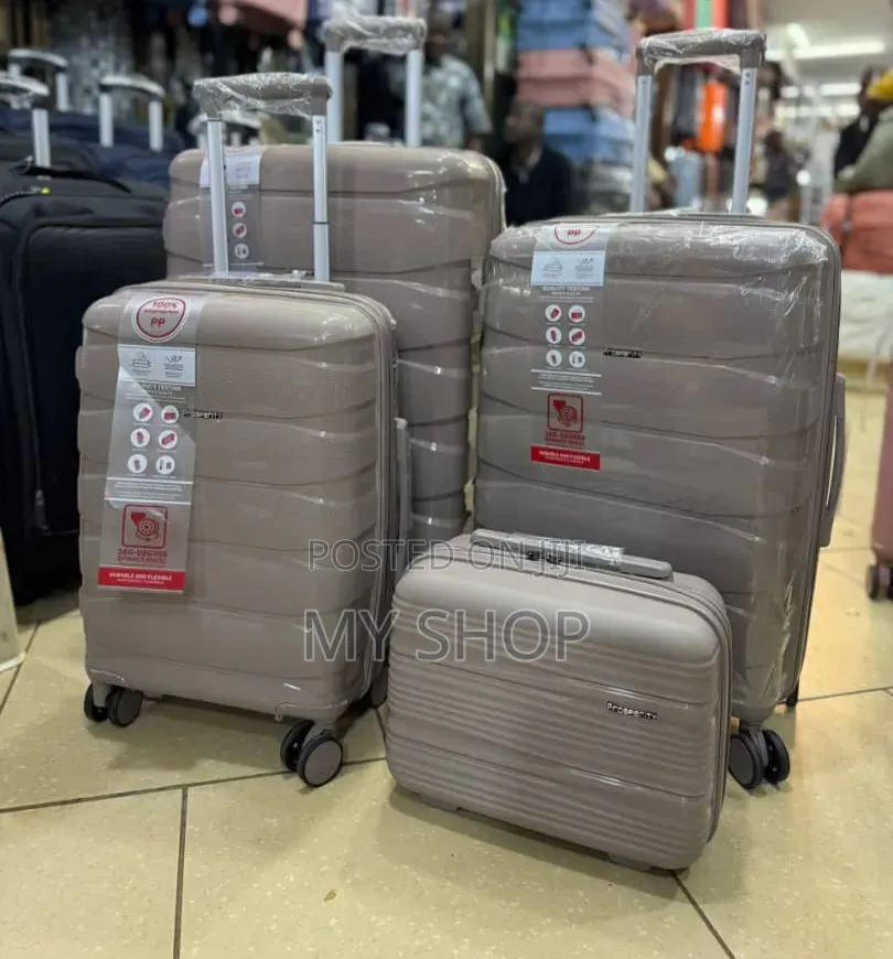 Travel Suitcases Set – 4pcs for Family Vacation (Free Delivery)