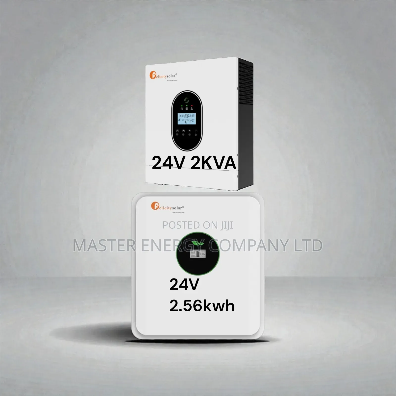 2kva 24v Hybrid and 2.56kwh Lithium Ion Battery Backup System