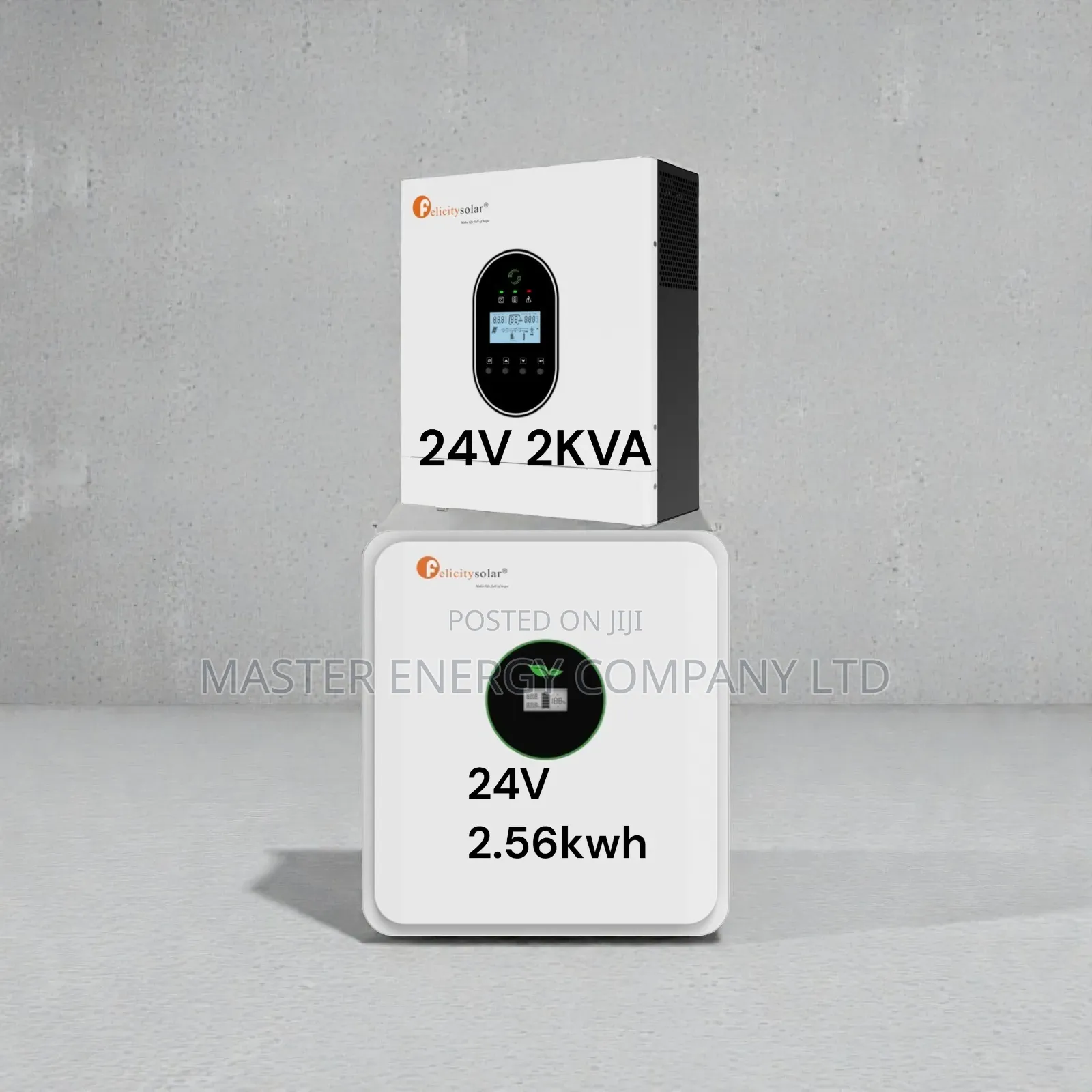 2kva 24v Hybrid and 2.56kwh Lithium Ion Battery Backup System NSGGJ