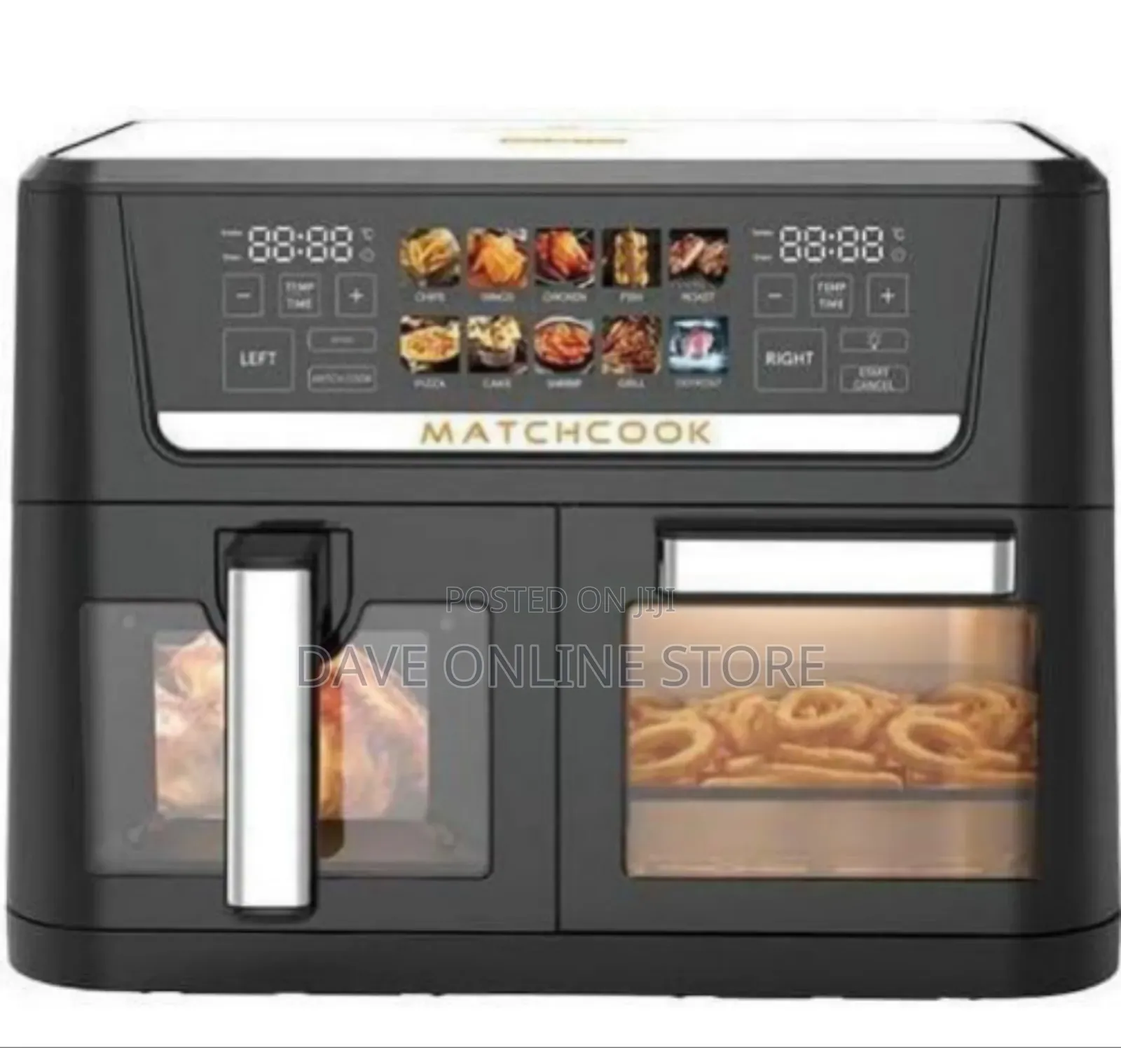 DSP Powerful 2-in-1 Dual-Basket Air Fryer Oven, 14l (Model Kb2188)