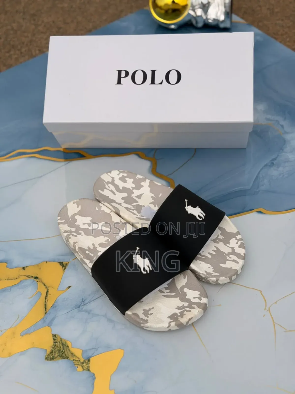 Polo Ralph Lauren Signature Pony Camouflage Slides.