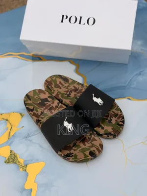 Polo Ralph Lauren Signature Pony Camouflage Slides.