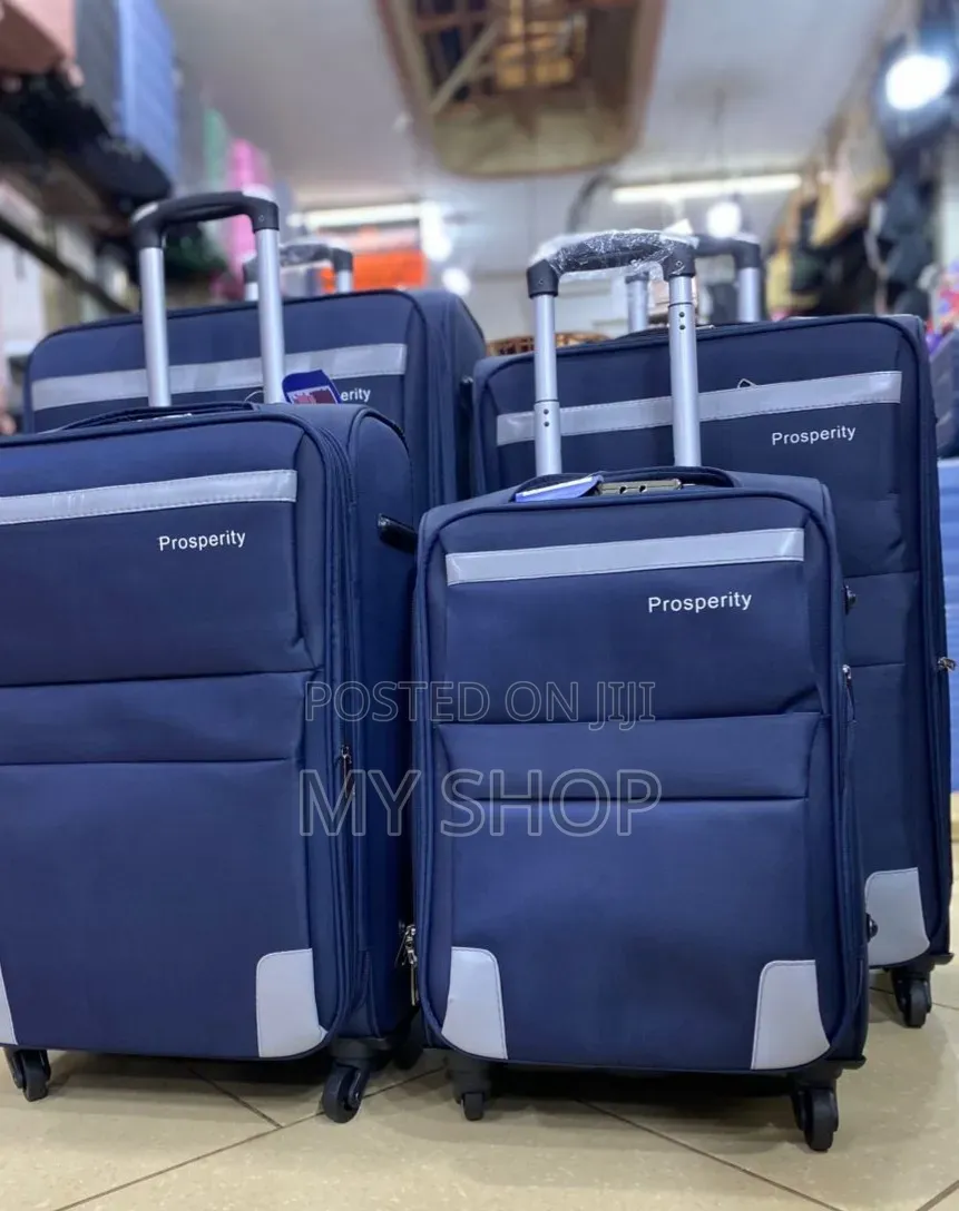 Smart Travel Suitcase Set – 4pcs Wheeled Vacation Luggage
