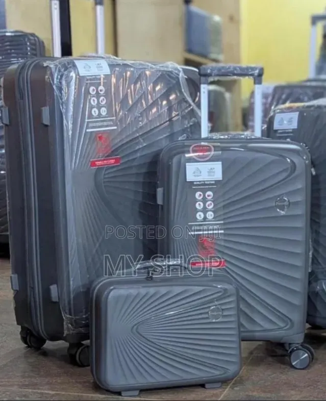 Elegant Rolling Suitcases for Kwanjula Honeymoon Travel