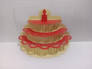 Handmade 3d Pop-Up (Layered Cake) Greeting Card