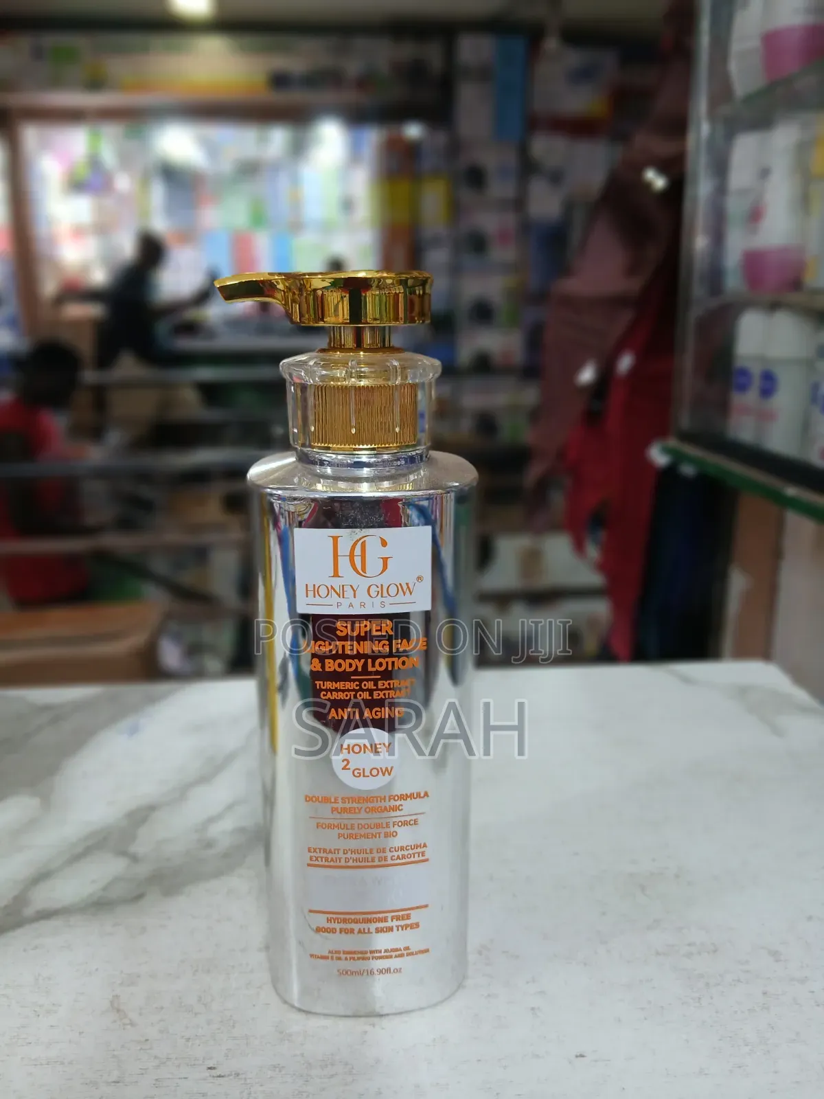 Honey Glow Paris Super Lightening Face and Body Lotion.