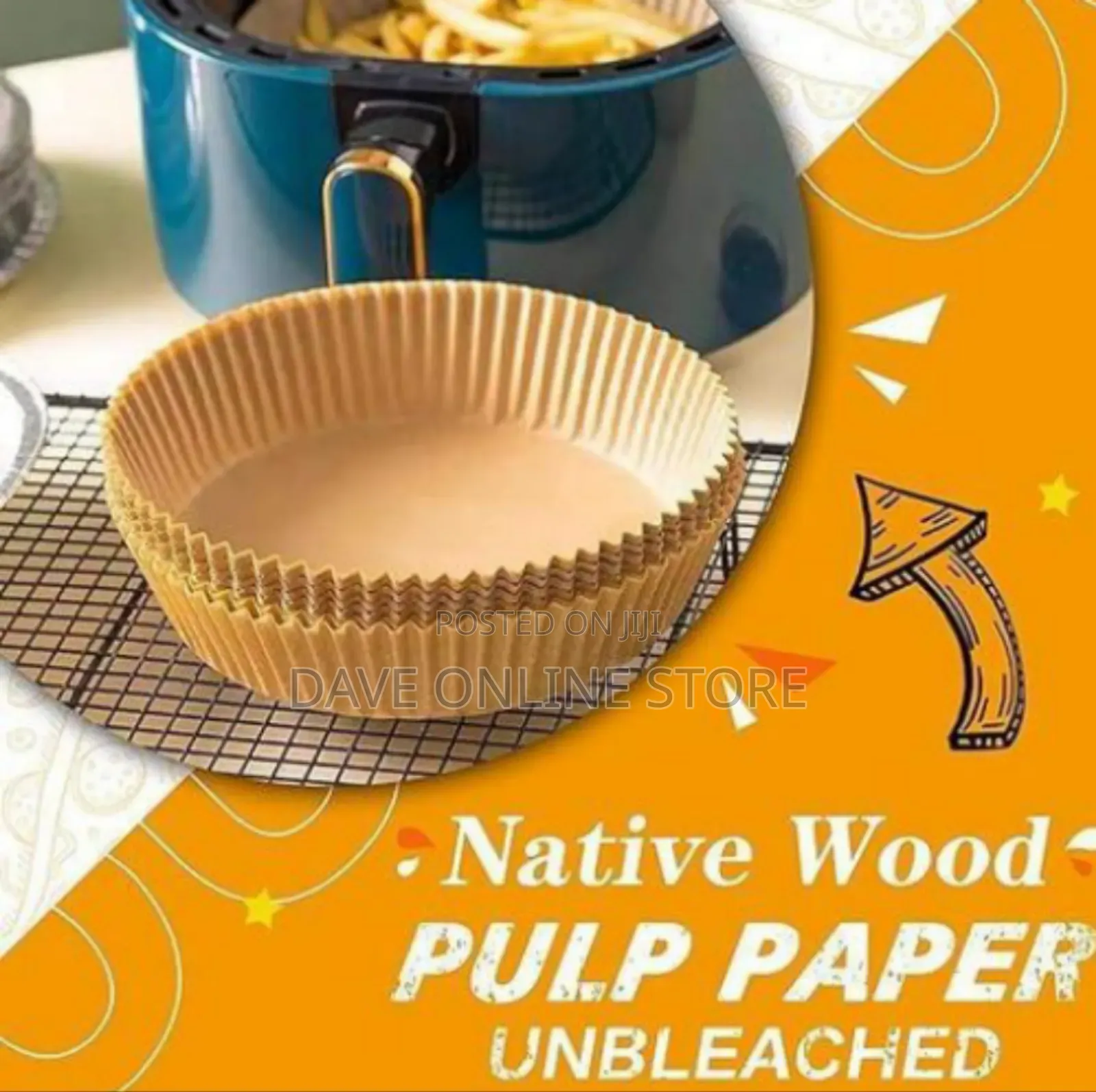 Disposable Air Fryer Parchment Paper Liners (Round)