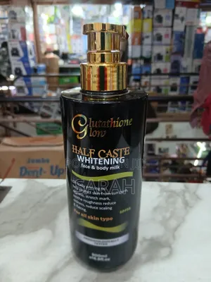 Glutathione Glow Half Caste Whitening Face and Body Milk Lotion