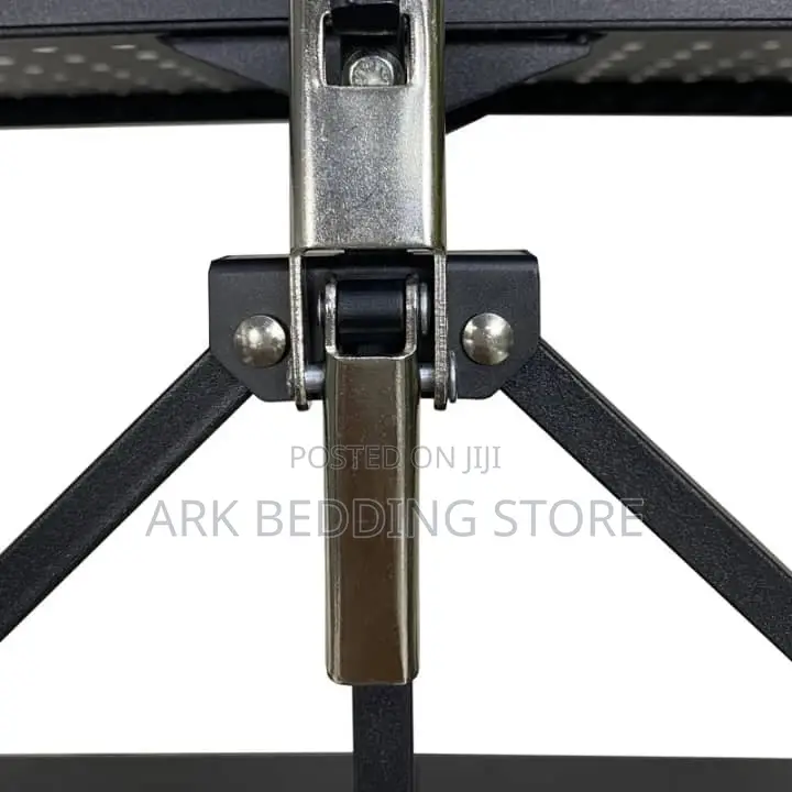 5-Level Black Metal Storage Shelf