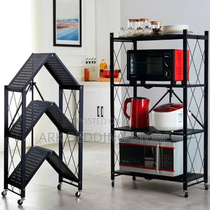 Mobile Storage Shelf on Wheels