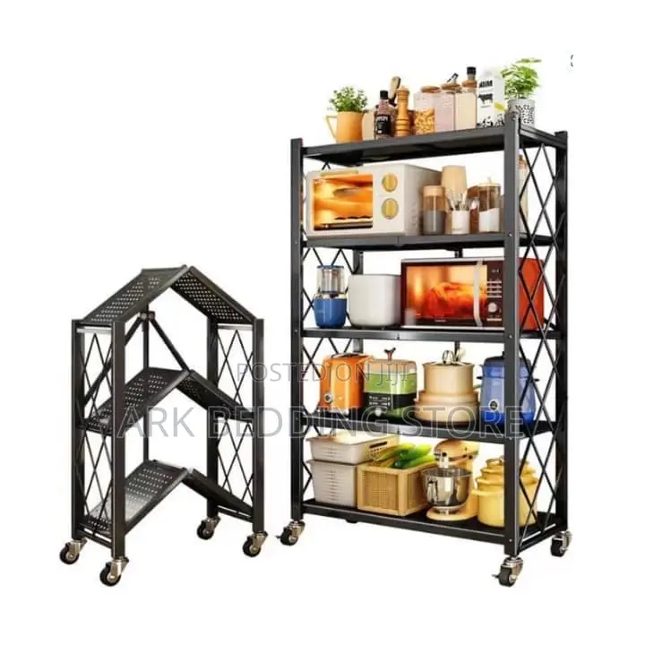 Mobile Storage Shelf on Wheels