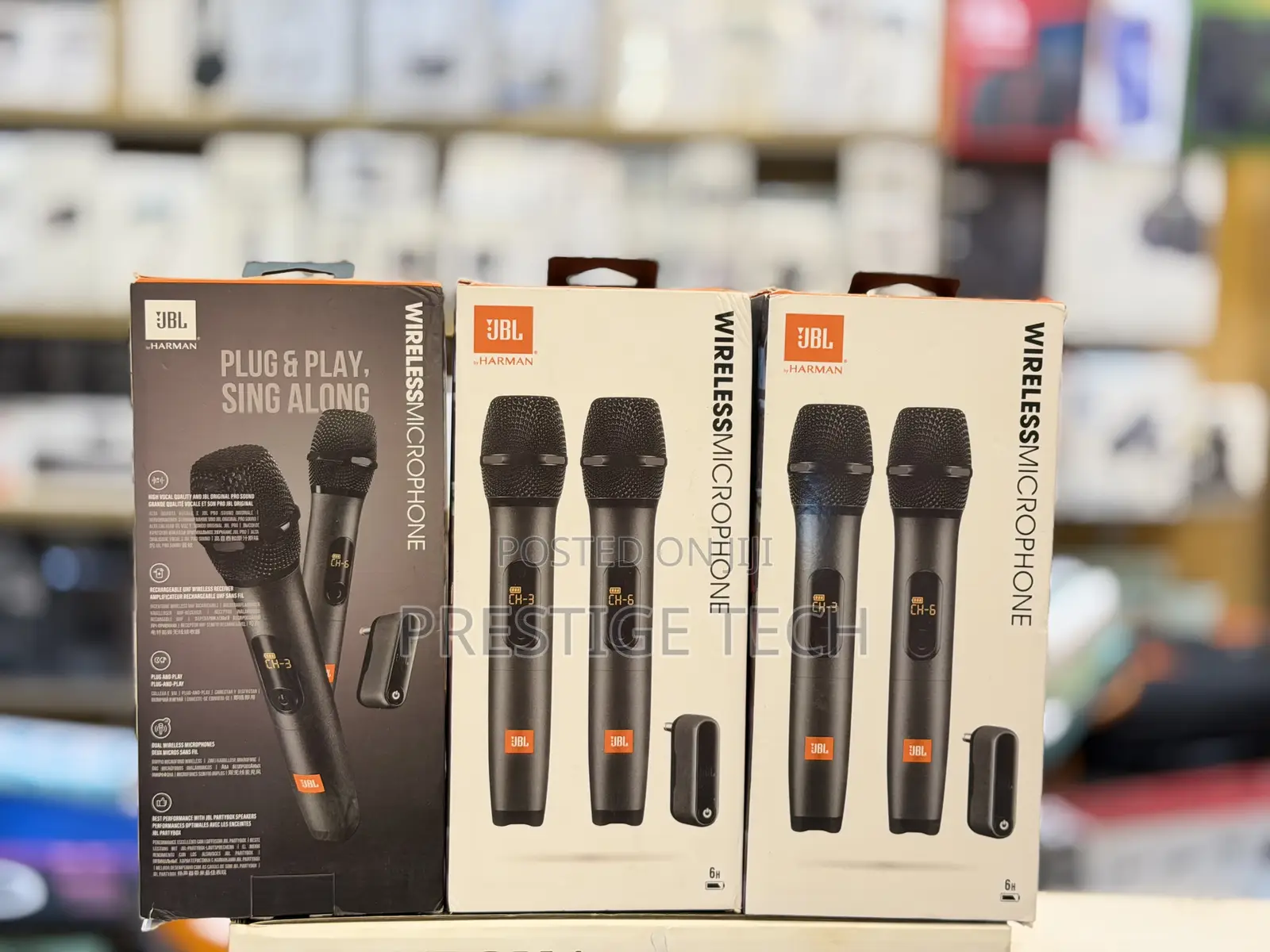 JBL Partybox Wireless Microphone Dual (Pair) Rechargeable