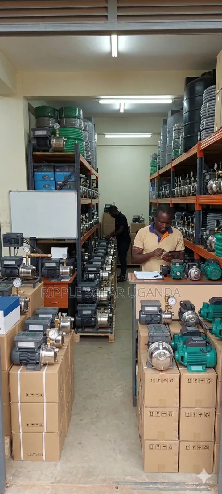 750w Solar Surface Water Pump 45m Head High Pressure Kampala