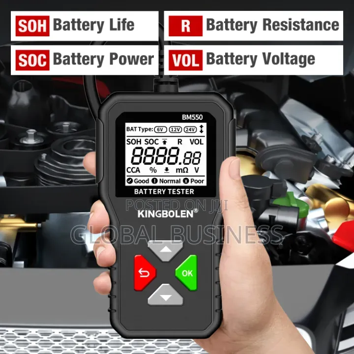 Durable Battery Powered Kingbolen Bm550 Battery Tester