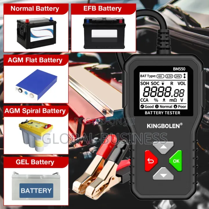 Durable Battery Powered Kingbolen Bm550 Battery Tester