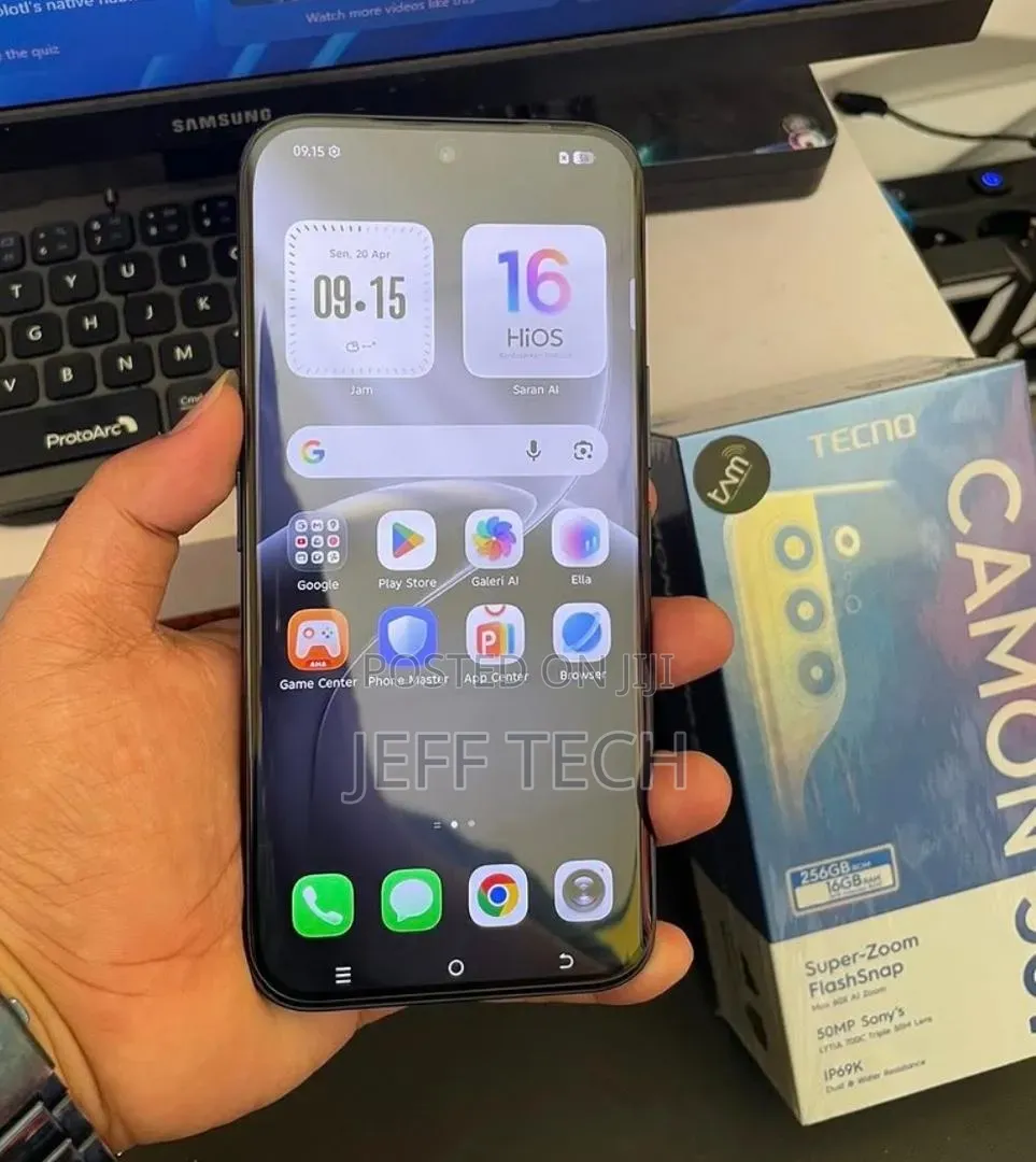 New Tecno Camon 50 Pro 256 GB Black