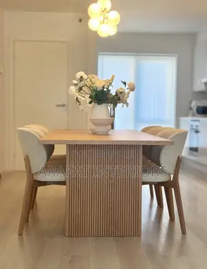 Fluted Beauty | Natural Oak Dining Set