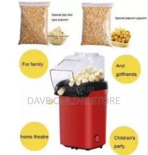 Classic Electric Hot Air Popcorn Maker for Healthy, Oil-Free Snacks