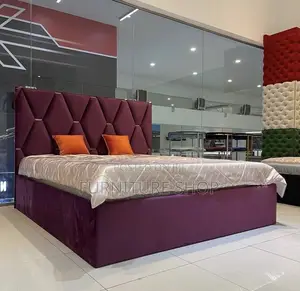 Purple Fabric Bed 5x6 Bed