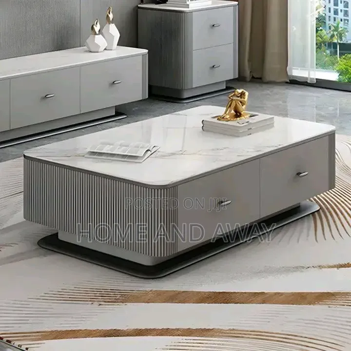 Side Fluted Center Tables With Marble Finishing Any Colour 700,000/-